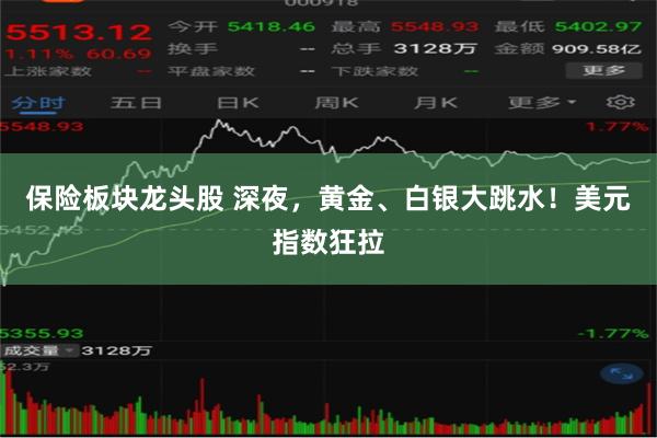 保险板块龙头股 深夜，黄金、白银大跳水！美元指数狂拉