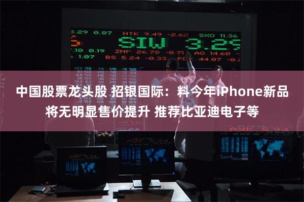 中国股票龙头股 招银国际：料今年iPhone新品将无明显售价提升 推荐比亚迪电子等