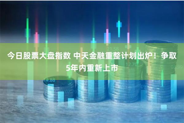 今日股票大盘指数 中天金融重整计划出炉！争取5年内重新上市