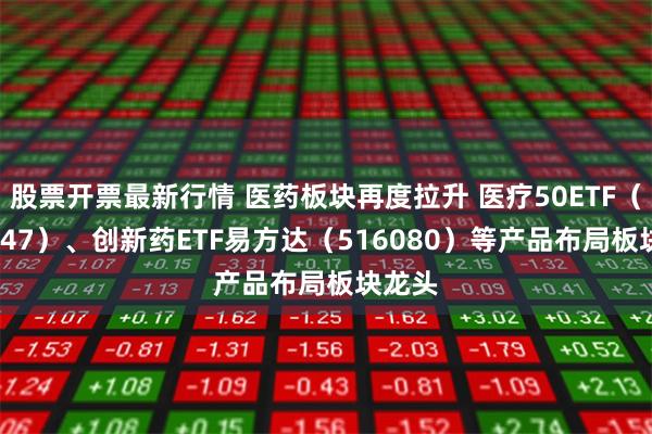 股票开票最新行情 医药板块再度拉升 医疗50ETF（159847）、创新药ETF易方达（516080）等产品布局板块龙头