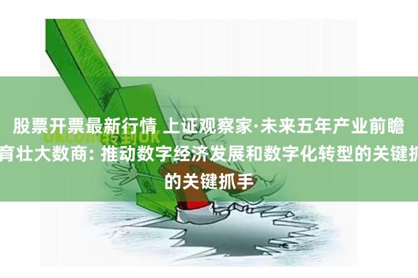 股票开票最新行情 上证观察家·未来五年产业前瞻|培育壮大数商: 推动数字经济发展和数字化转型的关键抓手
