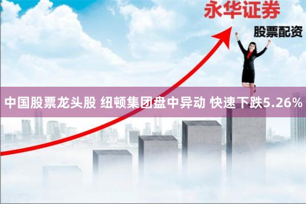中国股票龙头股 纽顿集团盘中异动 快速下跌5.26%