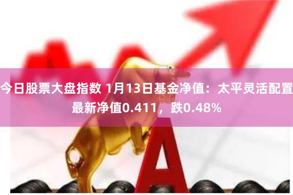 今日股票大盘指数 1月13日基金净值：太平灵活配置最新净值0.411，跌0.48%